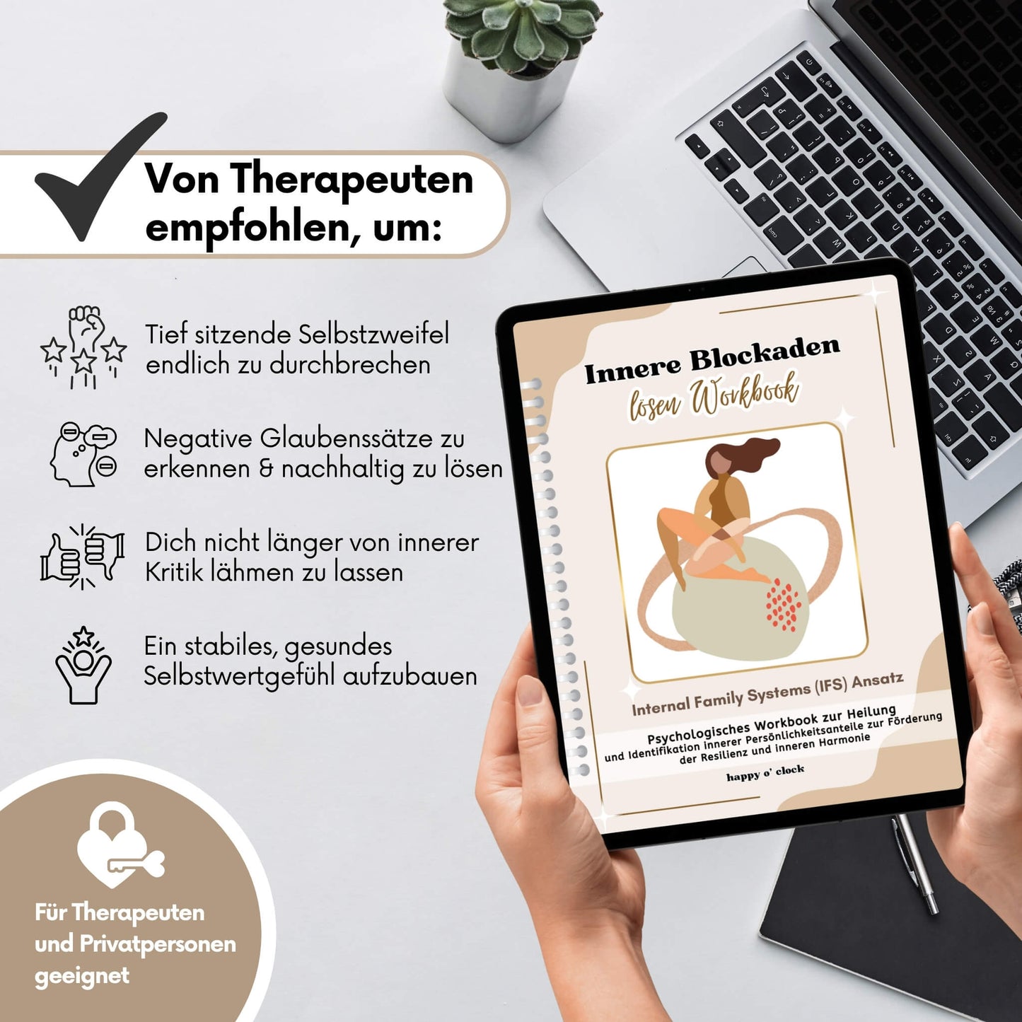Selbstwert Therapieset - Innere Blockaden lösen und Selbstbewusstsein stärken