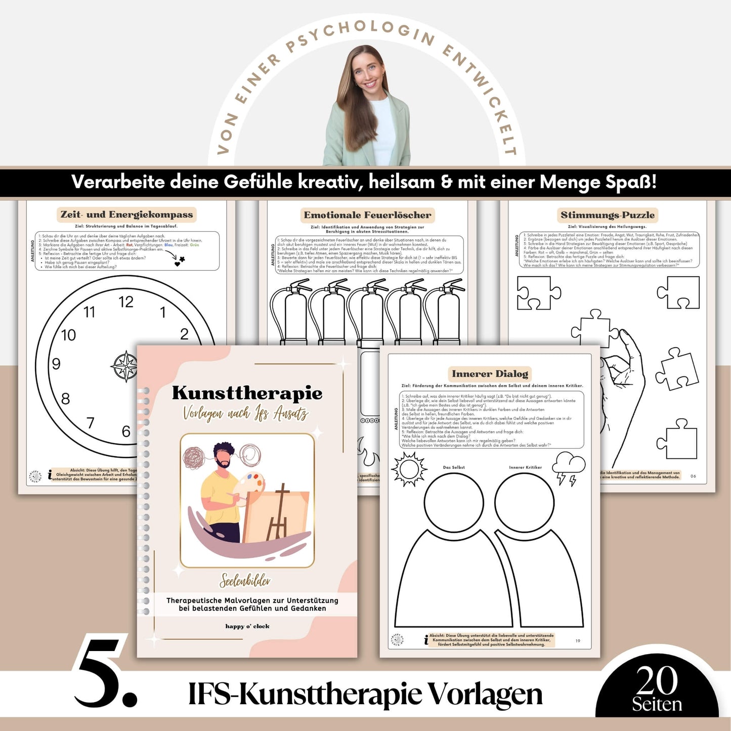 Selbstwert Therapieset - Innere Blockaden lösen und Selbstbewusstsein stärken