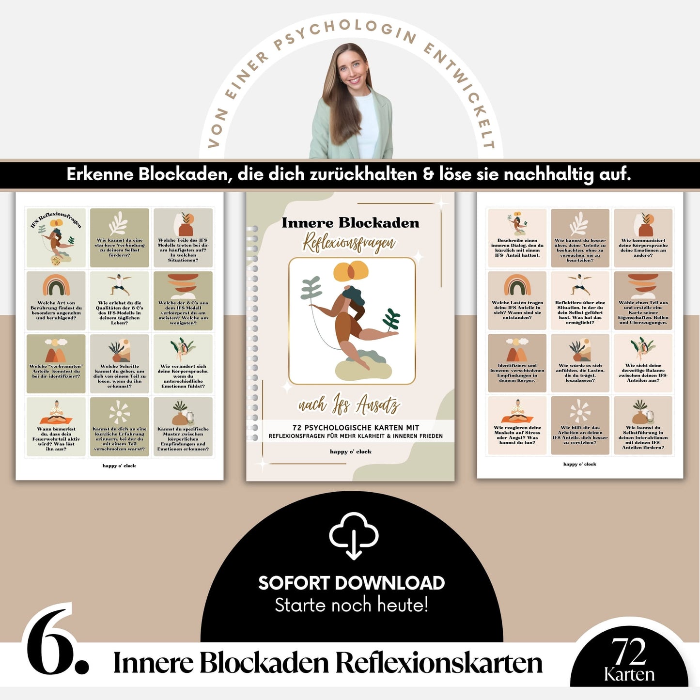 Selbstwert Therapieset - Innere Blockaden lösen und Selbstbewusstsein stärken