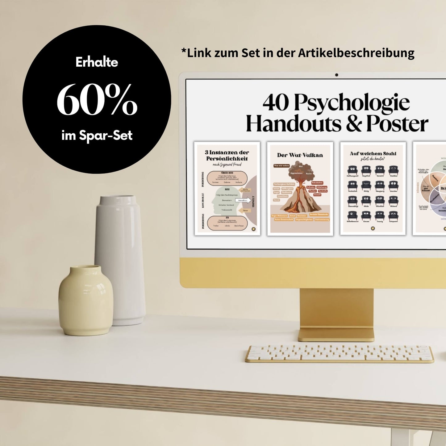 Freuds Instanzenmodell – Psychologie und Coaching Poster