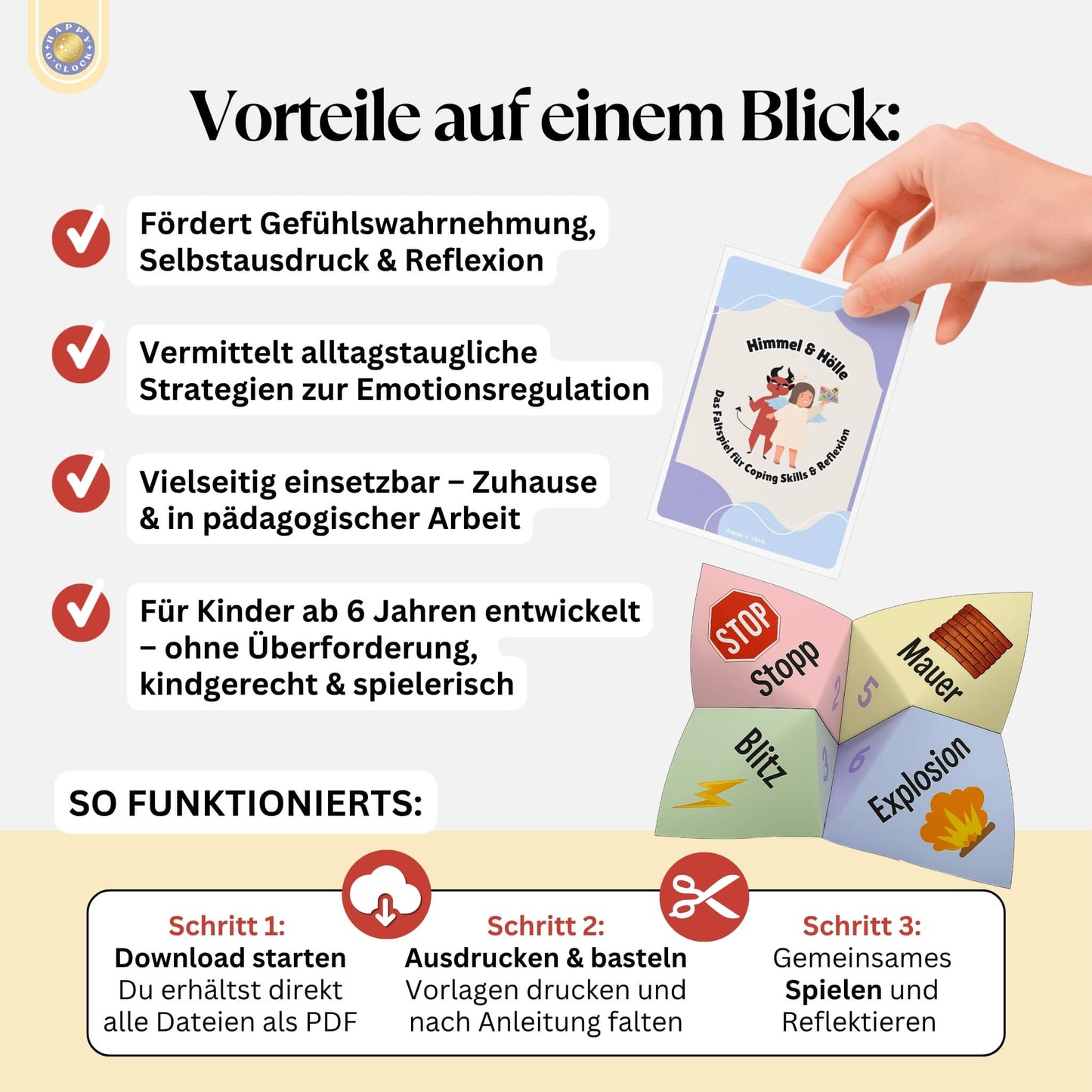 Himmel & Hölle – Dein Spiel für Gefühle & Coping Skills