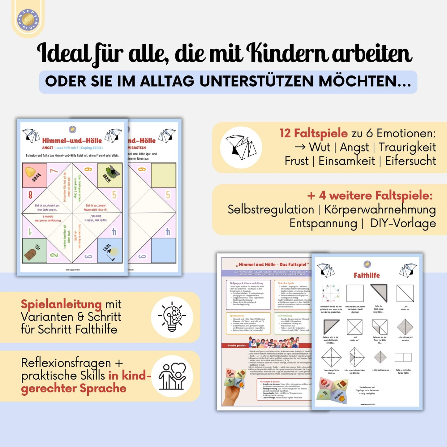 Himmel & Hölle – Dein Spiel für Gefühle & Coping Skills