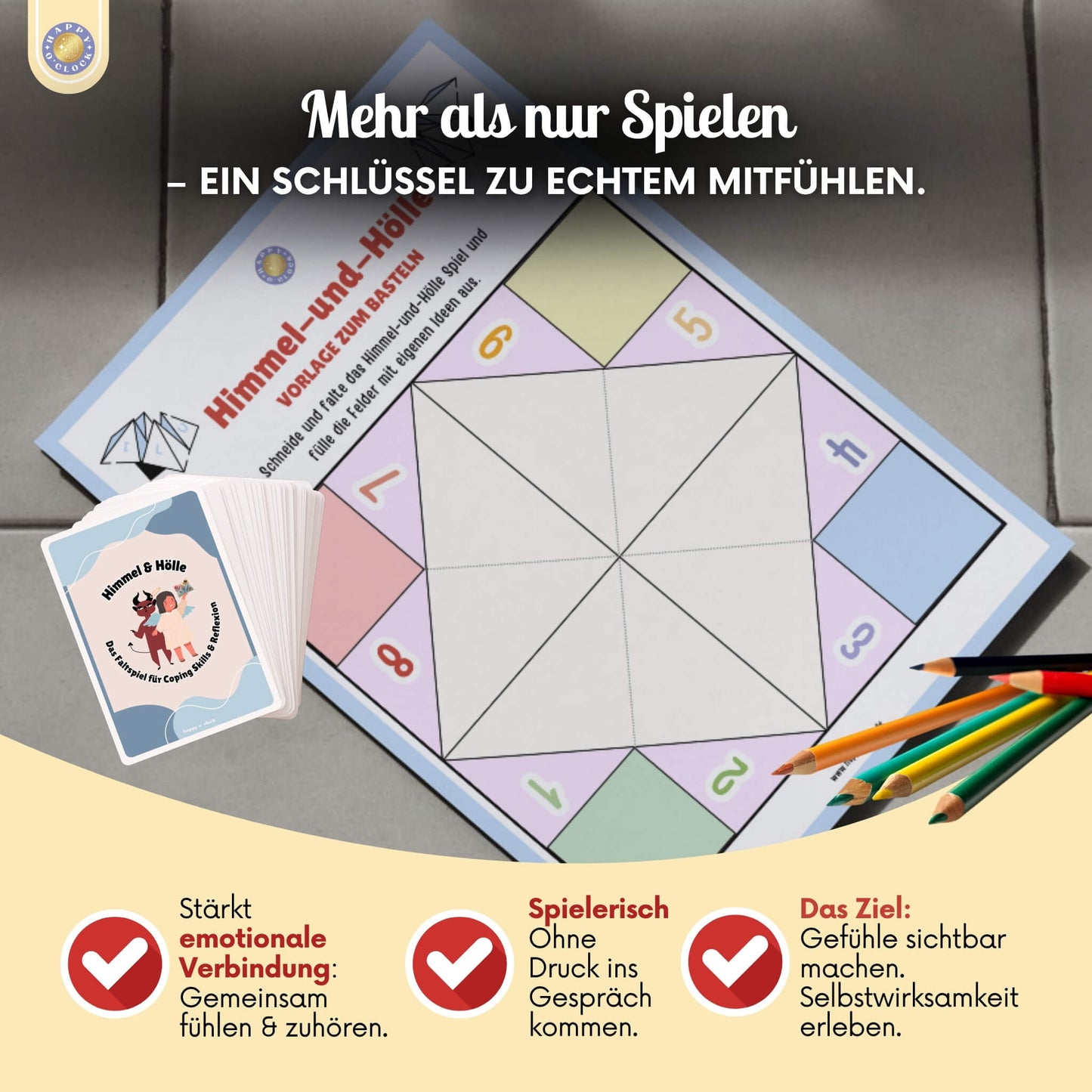 Himmel & Hölle – Dein Spiel für Gefühle & Coping Skills
