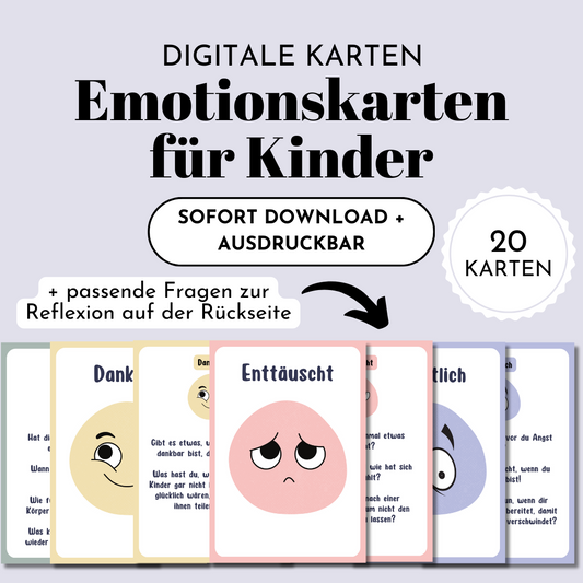 Emotionskarten für Kinder
