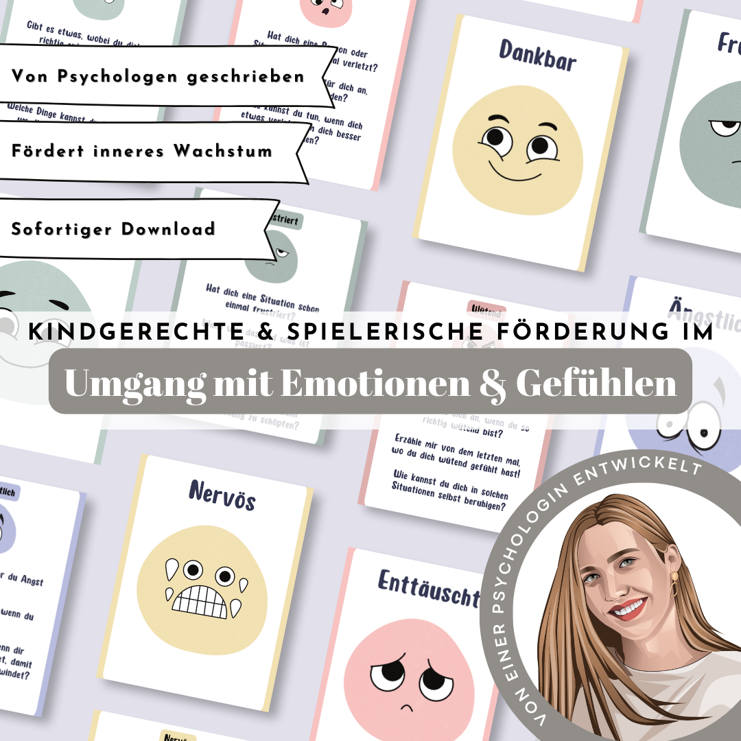 Emotionskarten für Kinder