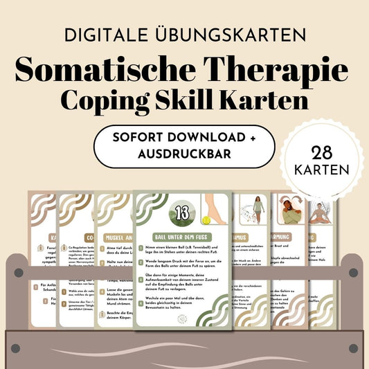 Somatische Therapie Coping Skill Karten