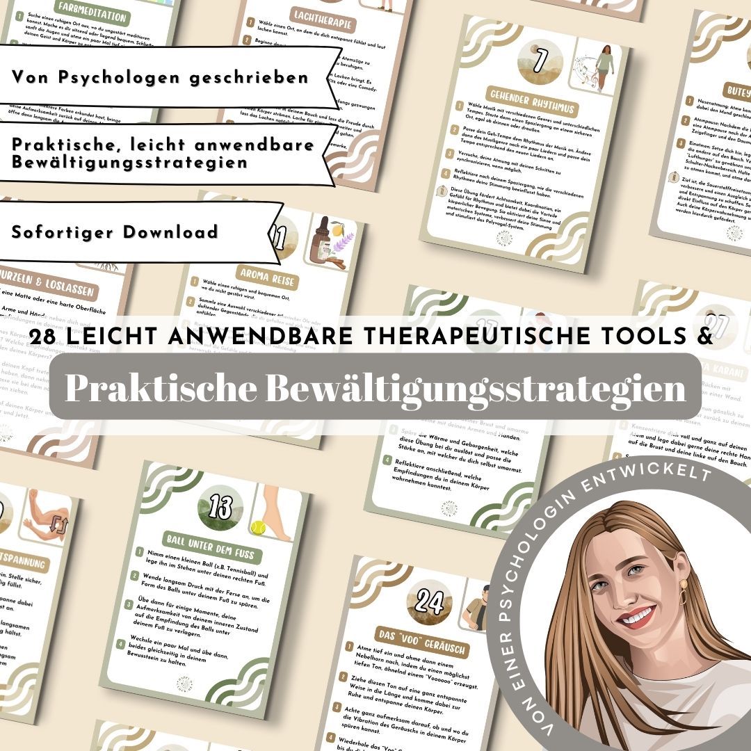 Somatische Therapie Coping Skill Karten