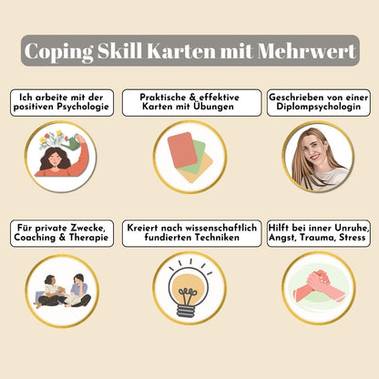 Somatische Therapie Coping Skill Karten