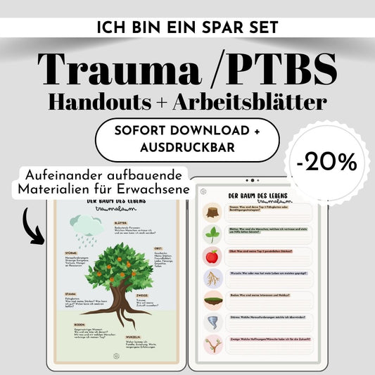 Trauma, PTBS Handouts + Arbeitsblätter