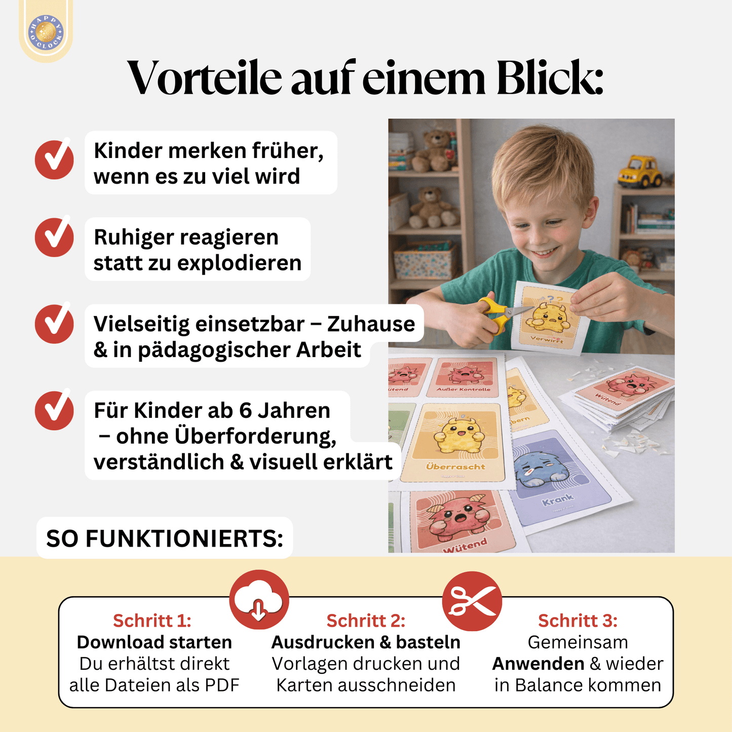 Selbstregulation Set für Kinder (6–12 Jahre)