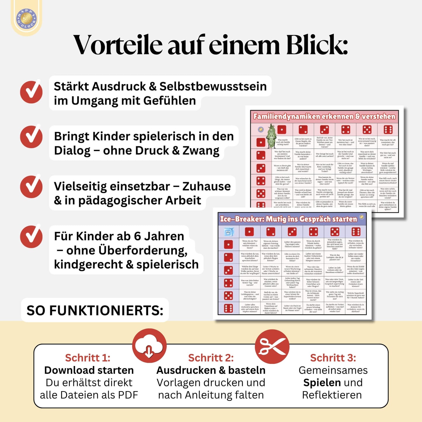 Reden hilft – Spielerisch über Gefühle sprechen lernen