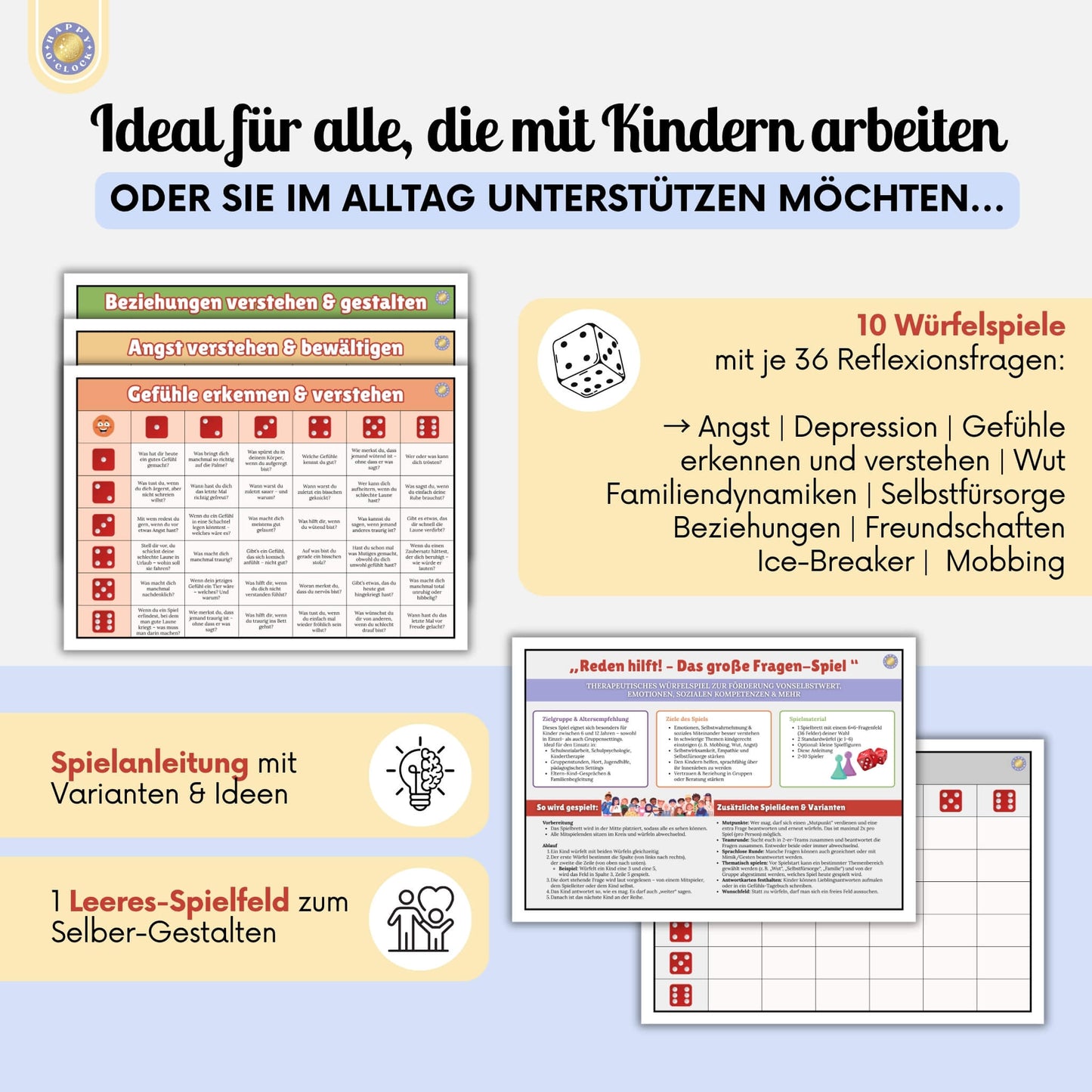 Reden hilft – Spielerisch über Gefühle sprechen lernen