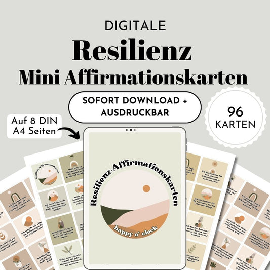 Resilienz Affirmationskarten "to go"