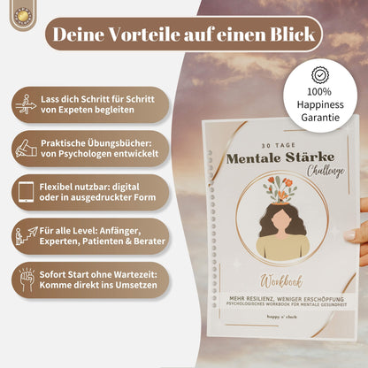 Therapie Tagebuch Set für mentale Stärke & Achtsamkeit