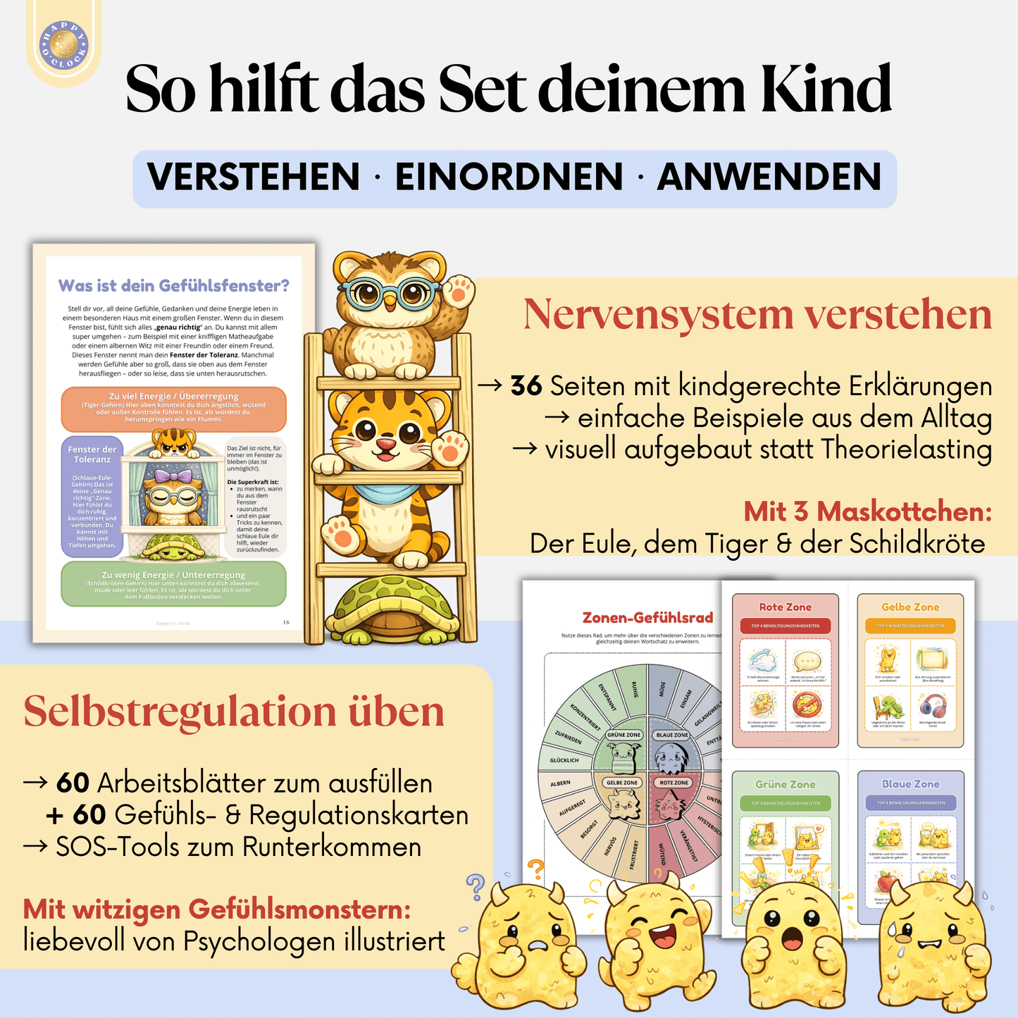 Selbstregulation Set für Kinder (6–12 Jahre)