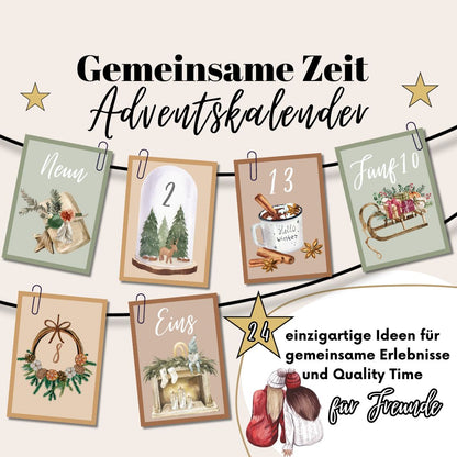 Gemeinsame Zeit Adventskalender für Freunde