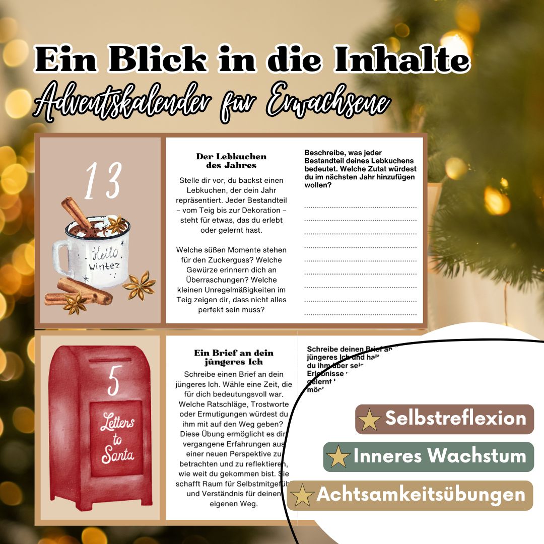 Spar Set: 4x Achtsamkeit Adventskalender 2024