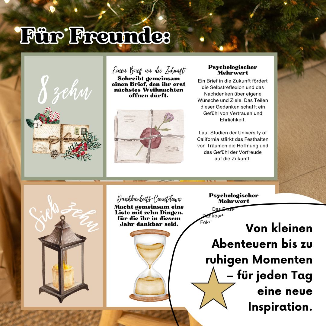 Spar Set: 4x Achtsamkeit Adventskalender 2024