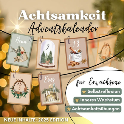 Achtsamkeit Adventskalender für Erwachsene 2025