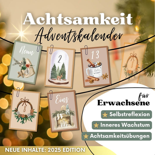 Achtsamkeit Adventskalender für Erwachsene 2025