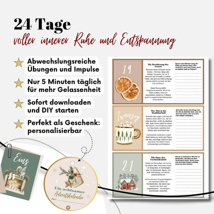 Achtsamkeit Adventskalender für Erwachsene 2025