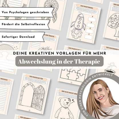 Kinder Kunst Therapie Vorlagen