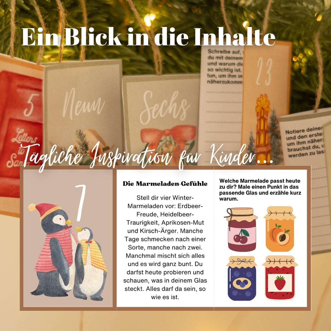 Achtsamkeit Adventskalender für Kinder 2025 (3-6 Jahre)