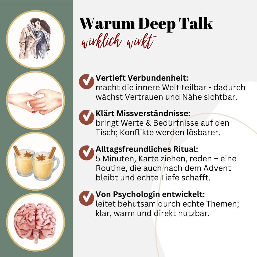 Deep Talk Adventskalender für Paare 2025