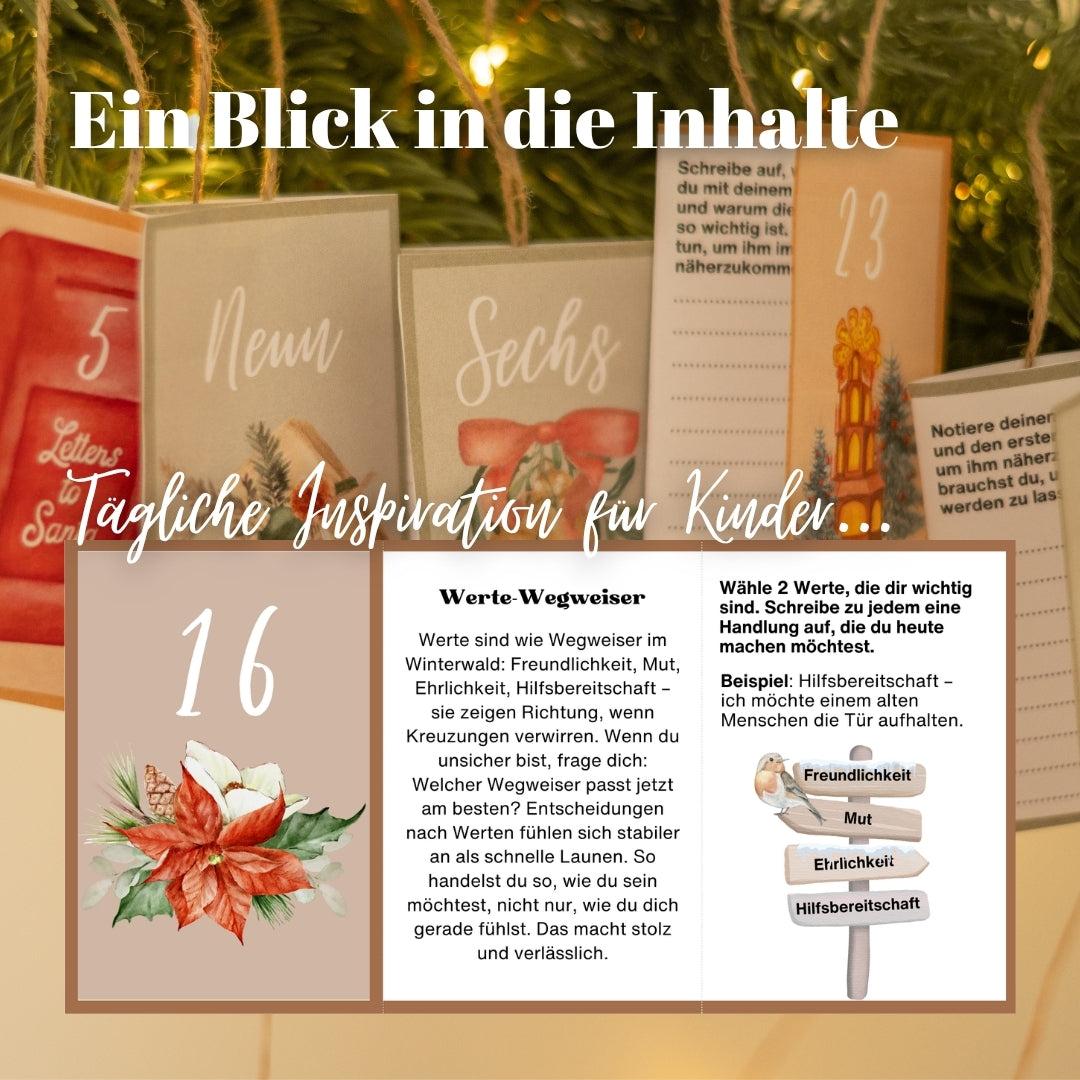 Achtsamkeit Adventskalender für Kinder 2025 (7-12 Jahre)