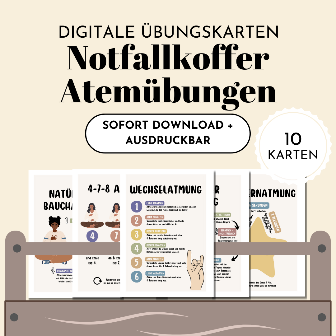 Notfallkoffer mit Atemübungen