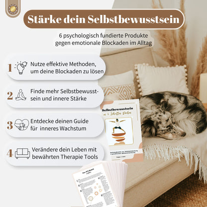 Selbstwert Therapieset - Innere Blockaden lösen und Selbstbewusstsein stärken