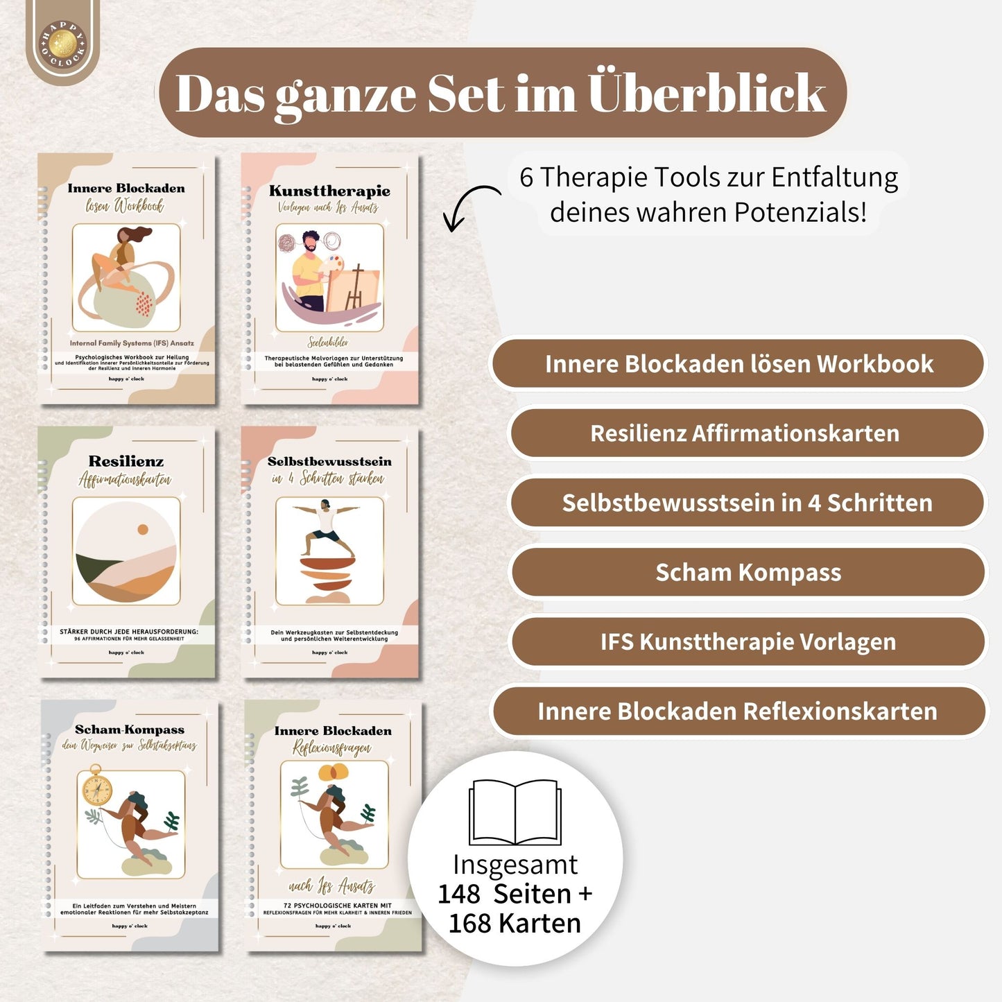 Selbstwert Therapieset - Innere Blockaden lösen und Selbstbewusstsein stärken