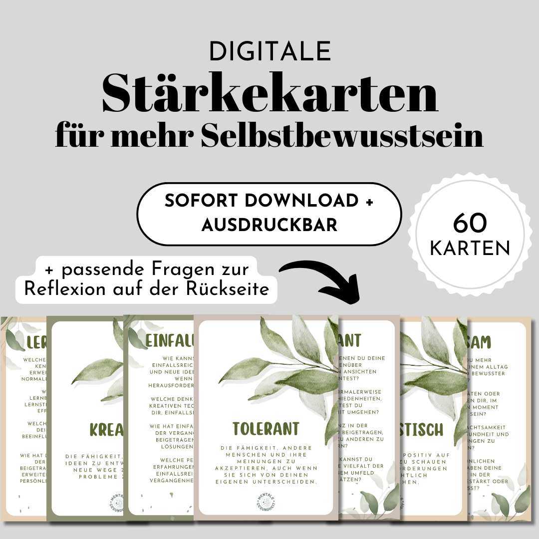 Stärkekarten / Selbstwertkarten