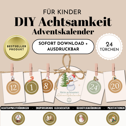 Achtsamkeit Adventskalender Kinder