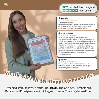 Selbstwert Therapieset - Innere Blockaden lösen und Selbstbewusstsein stärken