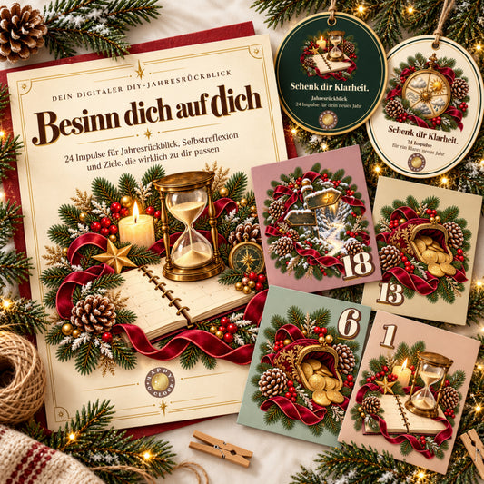 DIY Jahresrückblick & Selbstreflexion Adventskalender 2026 – Besinn dich auf dich