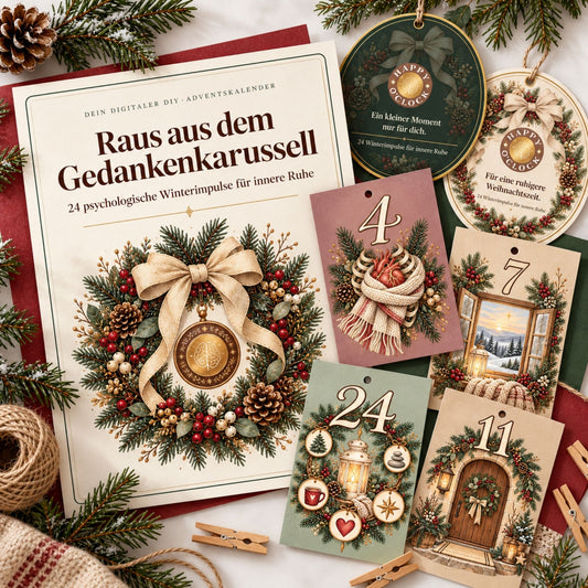 DIY Adventskalender für Erwachsene 2026 – Raus aus dem Gedankenkarussell