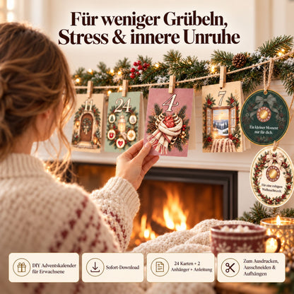 DIY Adventskalender für Erwachsene 2026 – Raus aus dem Gedankenkarussell