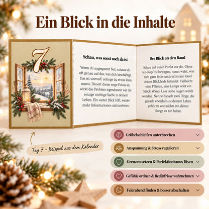 DIY Adventskalender für Erwachsene 2026 – Raus aus dem Gedankenkarussell