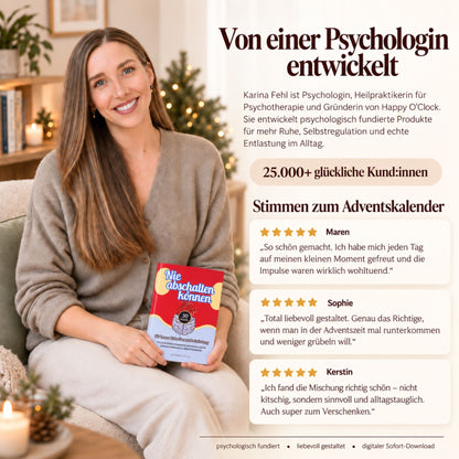 DIY Adventskalender für Erwachsene 2026 – Raus aus dem Gedankenkarussell