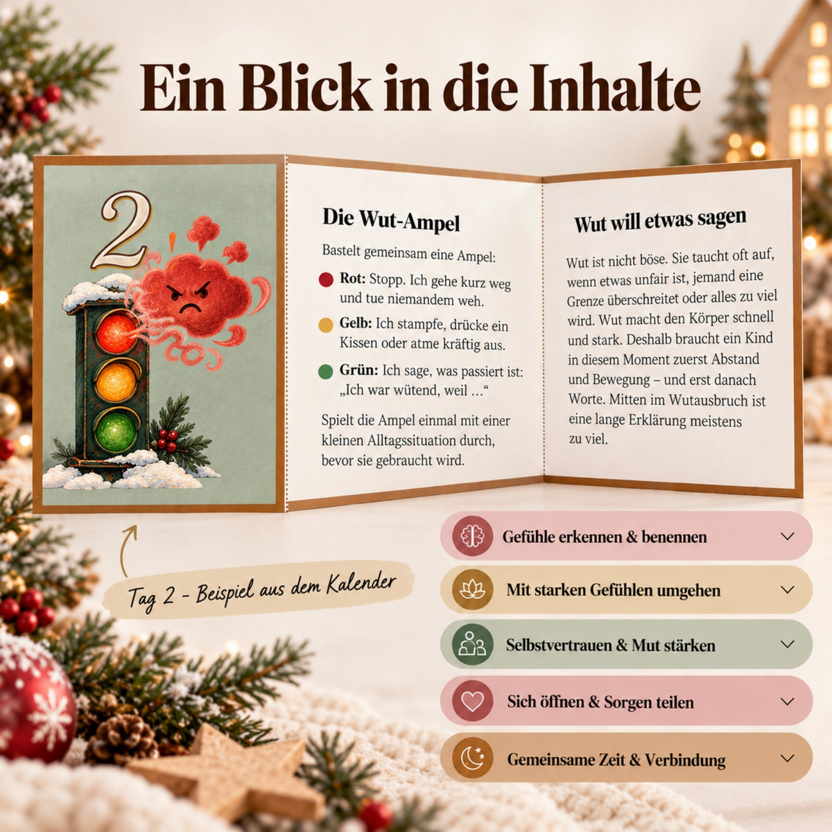 DIY Adventskalender für Kinder 2026 – Reden hilft