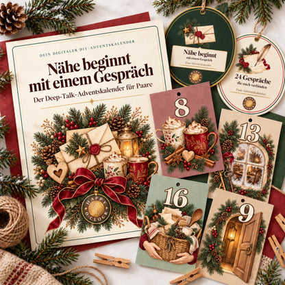 DIY Adventskalender für Paare 2026 – Nähe beginnt mit einem Gespräch