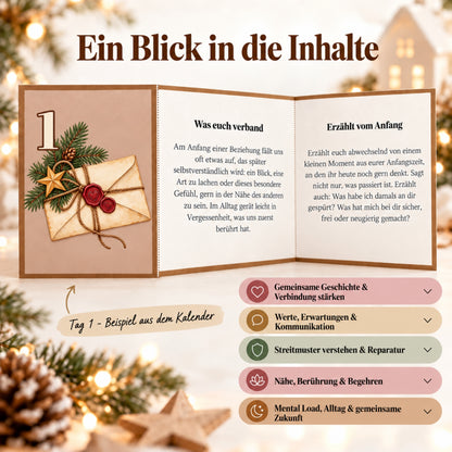 DIY Adventskalender für Paare 2026 – Nähe beginnt mit einem Gespräch
