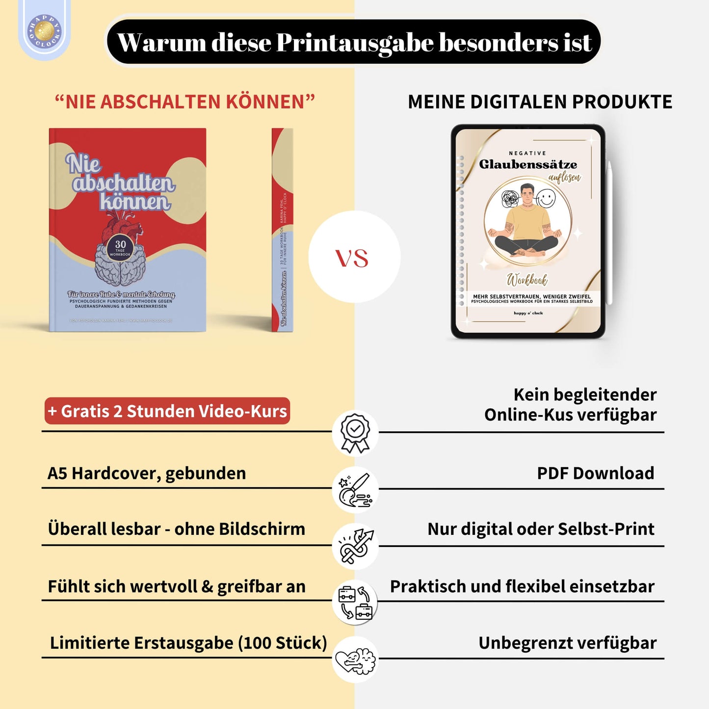 Nie abschalten können - dein Buch für innere Ruhe